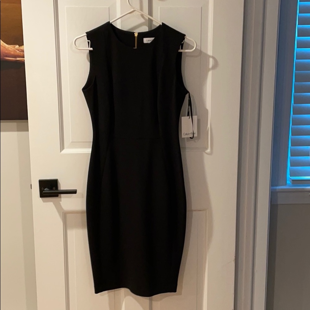 Calvin Klein never worn black dress